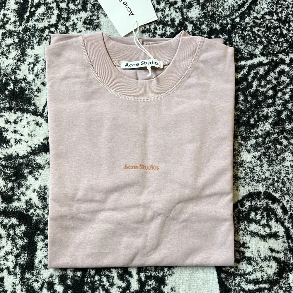 ACNE Organic Cotton Logo Longsleeve - Picture 11 of 12